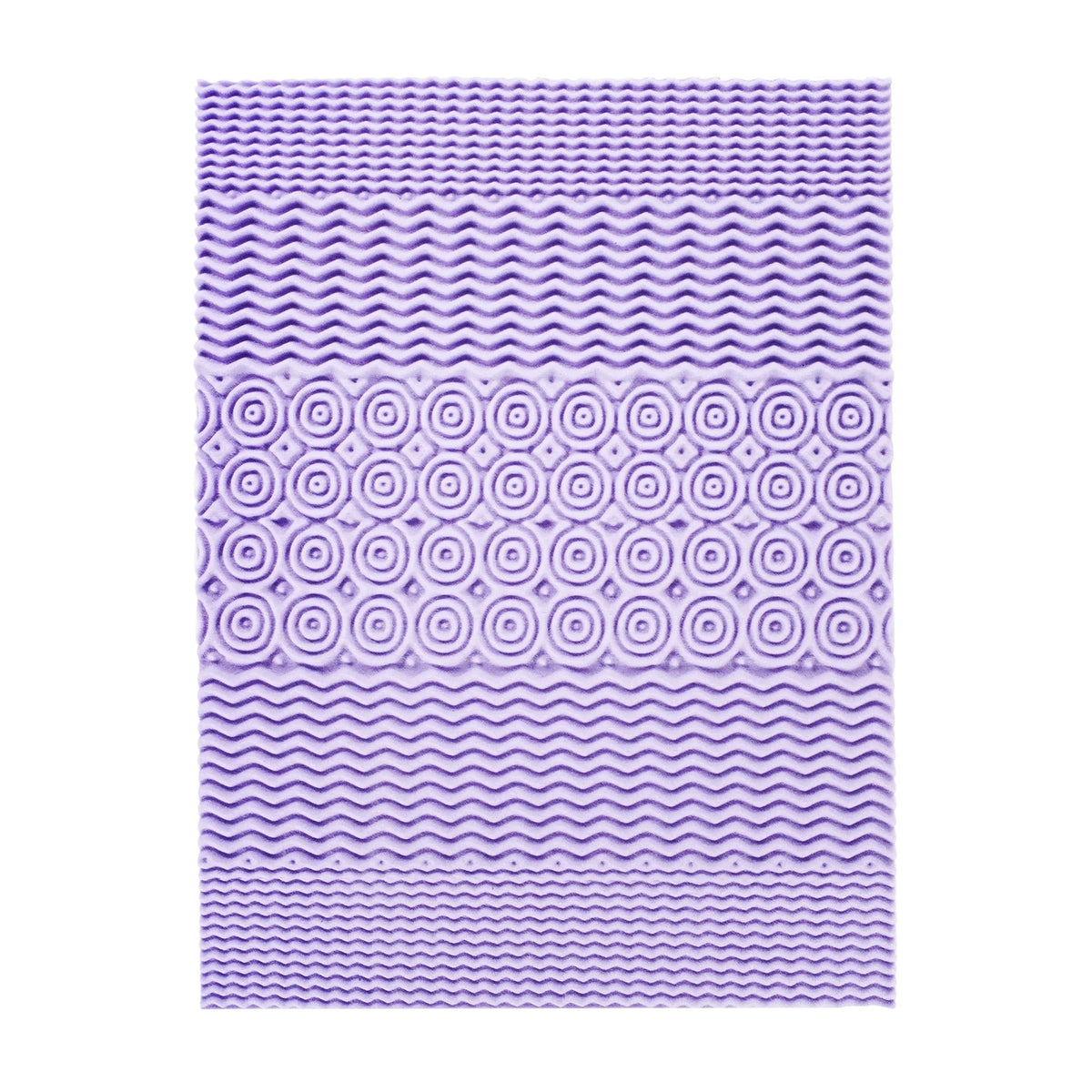 3" 5-Zone Memory Foam Mattress Topper with Lavender Infusion, King