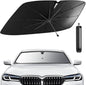 Car Windshield Sun Shade Umbrella, 2026 Upgrade Foldable Car Windshield Sun Shade Cover, 100% Sun Blocking & UV Protection Easy to Store, Fits Most Cars & Suvs (Large (55.1 * 31.1 Inch))