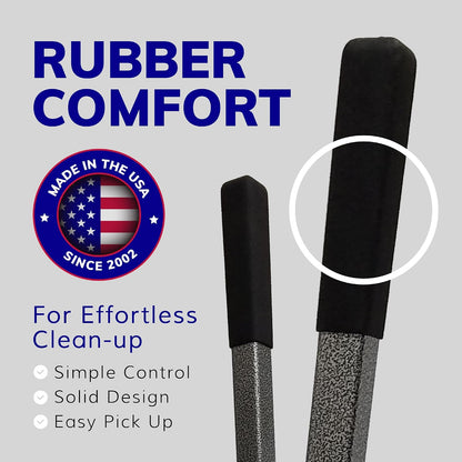 Activedogs Dog Poop Scooper Heavy Duty - Best Ever Dog Pooper Scooper with Teeth - Powder Coated Welded Aluminum Metal & Solid Bolt Pet Waste Removal Shovel, USA Made