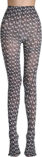Women Tights, Opaque High Waist Pantyhose, Vintage Control Top Stockings