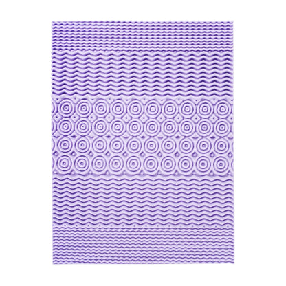 3" 5-Zone Memory Foam Mattress Topper with Lavender Infusion, King