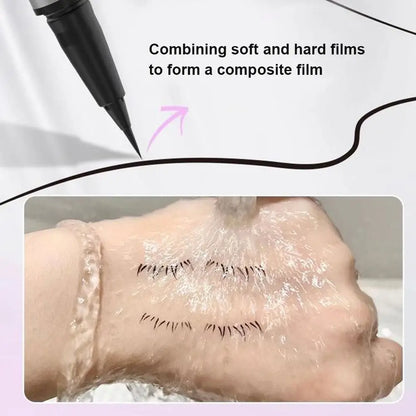 1 Set Eyelash Seal DIY Lower Lash Extension Stamps for Beginner Convenient Natural Simulation Mascara Stick Silicone Makeup Tool