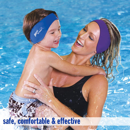 Mack’S Swimming Headband, Best Swimmer’S Headband - Doctor Recommended to Keep Water Out and Hold Ear Plugs in - Official Swimming Ear Band of USA Swimming