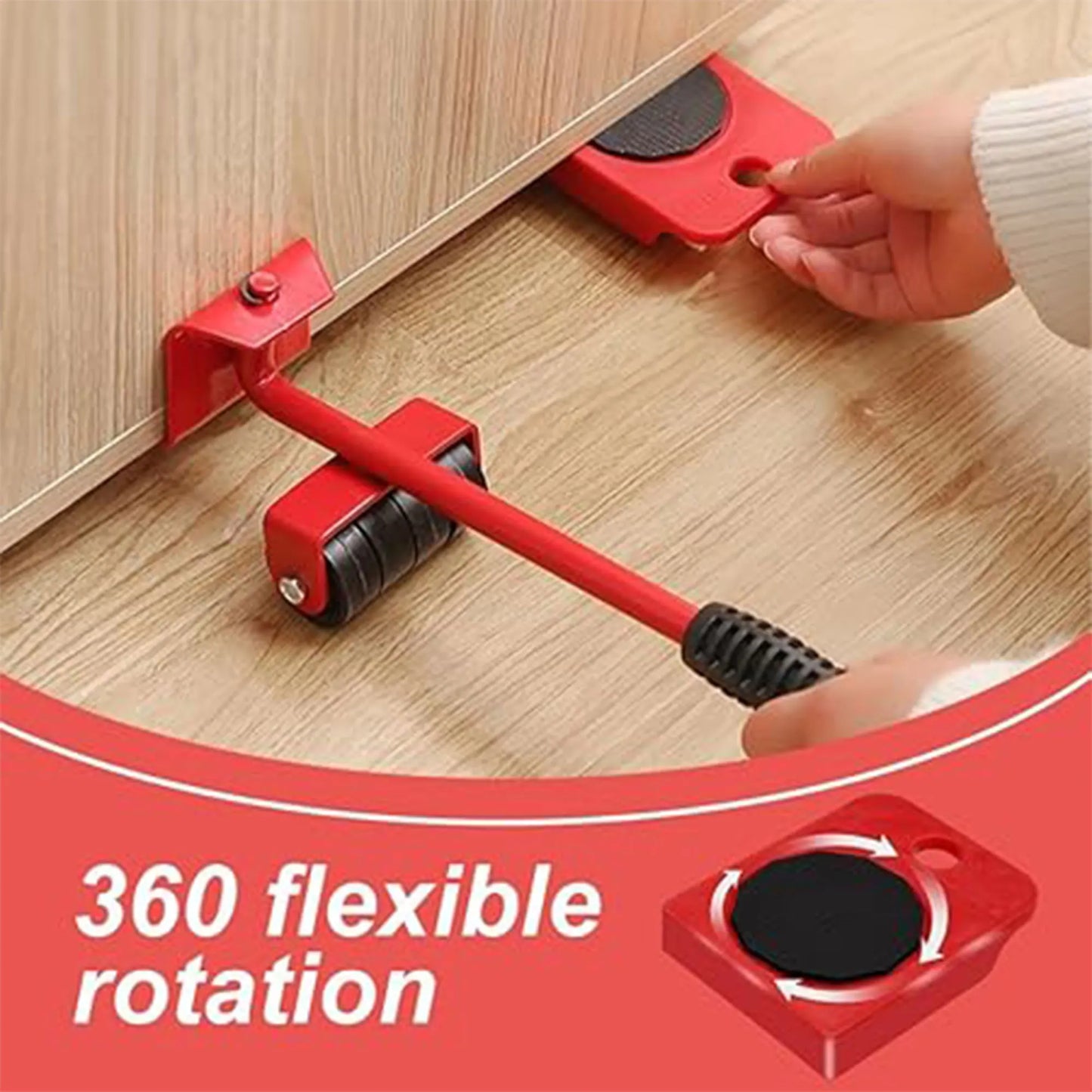 Furniture Lift Mover Tool Set Heavy Furniture Moving Sliders Appliance Rollers Heavy Duty Mover Dolly Sliders Tool Lifter