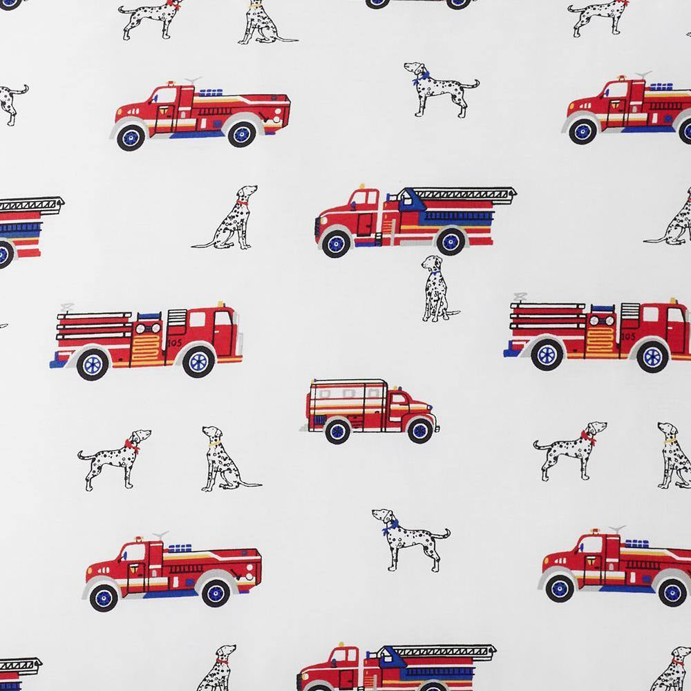 Company Kids Fireman'S Best Friend Multicolored Organic Cotton Percale Standard Sham