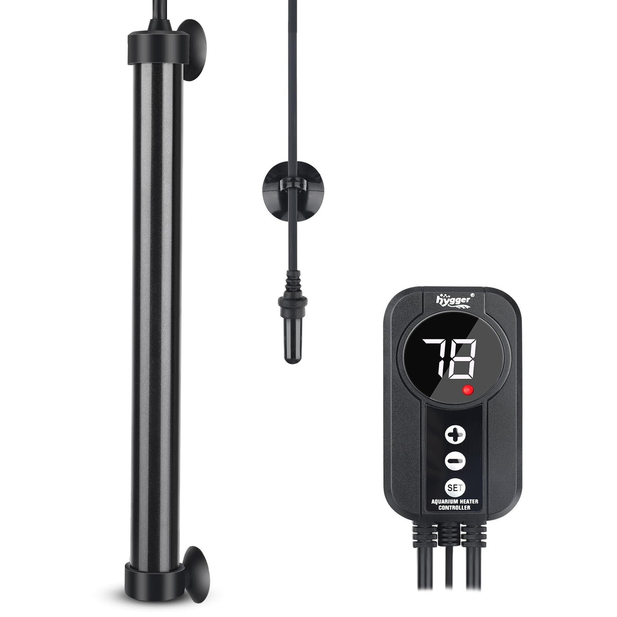 Hygger Marine Aquarium Heater 200W,Titanium Heater with Digital LED Controlle...