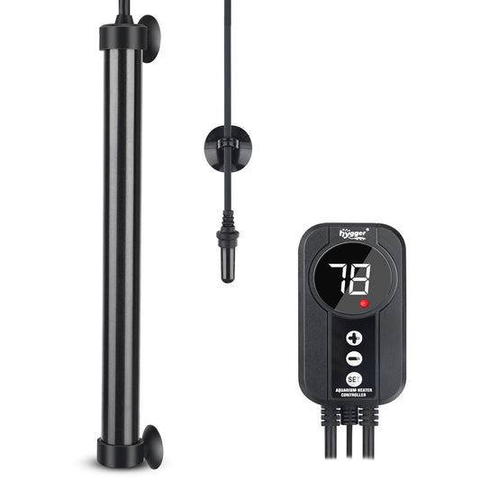 Hygger Marine Aquarium Heater 200W,Titanium Heater with Digital LED Controlle...