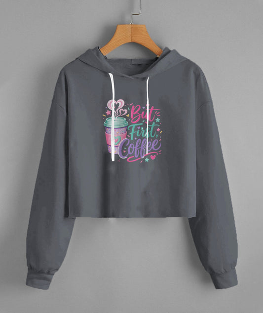 Lady'S Fleece Cropped Hoodie | Lane Seven LS12000