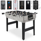 2X4Ft 10-In-1 Combo Game Table Set W/ Hockey, Foosball, Pool, Shuffleboard, Ping Pong - Gray