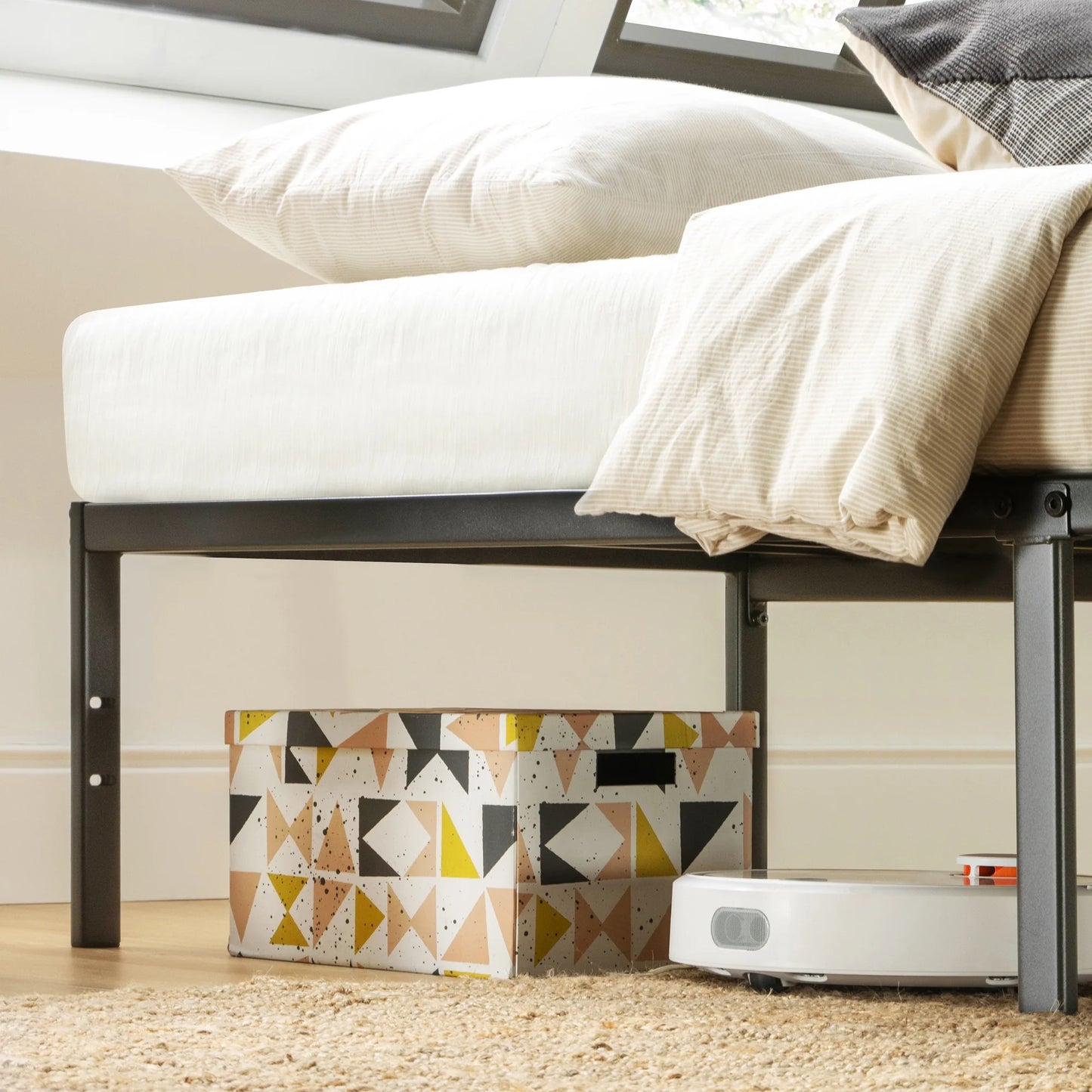 Platform Bed Adult 14 in Heavy Duty, King