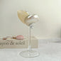 Originality Conch Wine Glass Goblet Handmade Banquet Natural Metal Glass Polishing Decoration Ornament Gift for Bar
