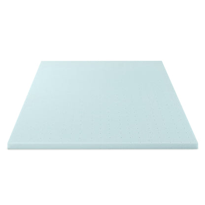 2" Cooling Gel Ventilated Memory Foam Mattress Topper, Queen