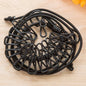 1Pc Portable Clothesline with 12 Clips Polychrome Outdoor No Punching Required Travel Camp Retractable Clothes Rope Drying Rack