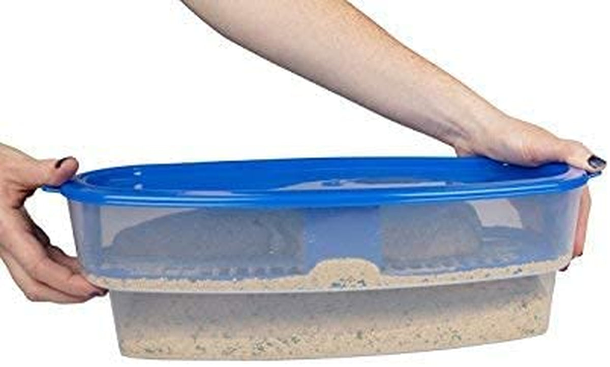 XL Original Better Breader Bowl 16" Mess-Free Breading Station for Chicken, Fish, Wings & Vegetables – Shake & Coat Batter Tray W Lid for Air Fryer Prep, Fish Fry, Tenders & Easy Cleanup