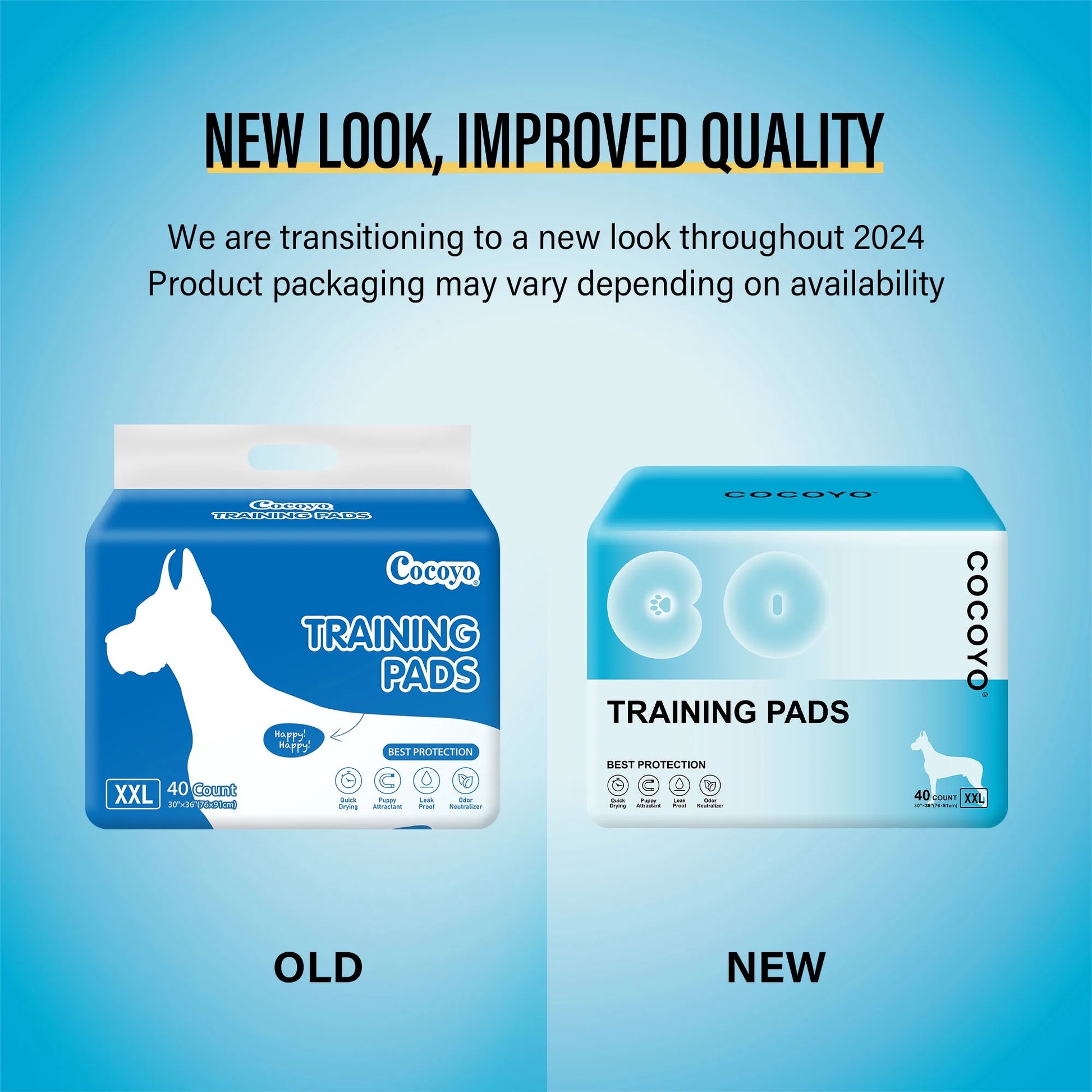 Best Value A37 Training Pads,30"X36", XXL-40 Count,Super Absorbent Puppy Pads,Blue