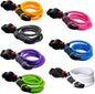 Bike Lock High Security 5 Digit Resettable Combination Coiling Cable Lock Best for Bicycle Outdoors, Orange-1