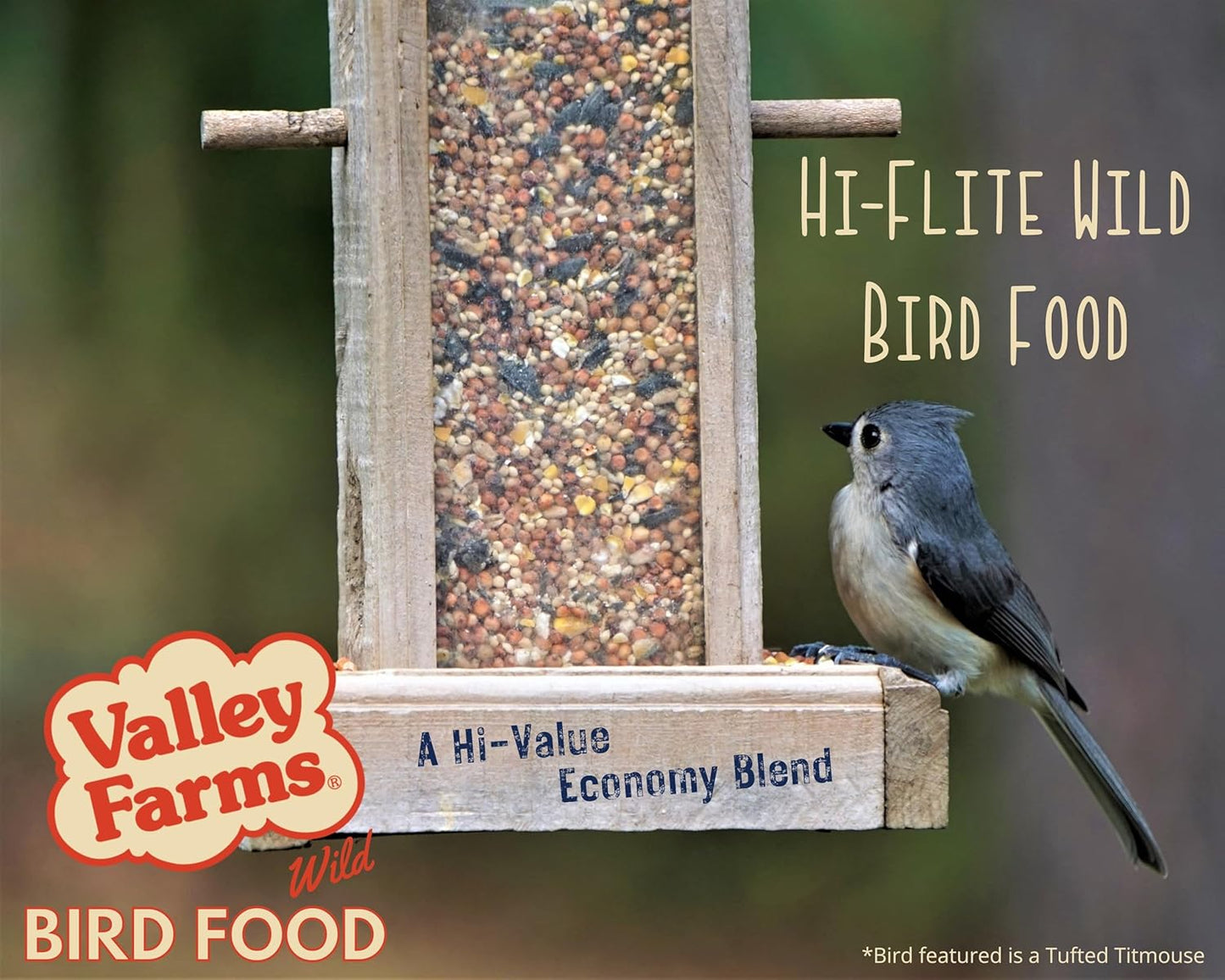 Hi-Flite Wild Bird Food - Best Seed Value for All Species of Birds for outside Bird Feeders (20 LB)