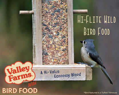 Hi-Flite Wild Bird Food - Best Seed Value for All Species of Birds for outside Bird Feeders (20 LB)