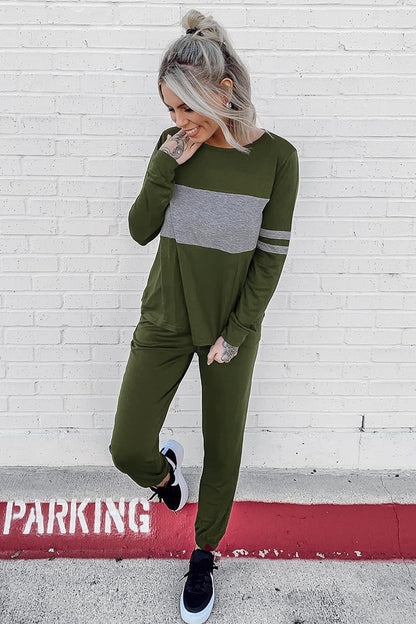 Womens 2 Piece Sets 2026 Long Sleeve Tops High Waisted Sweatpants Lounge Set Fall Fashion Travel Outfits