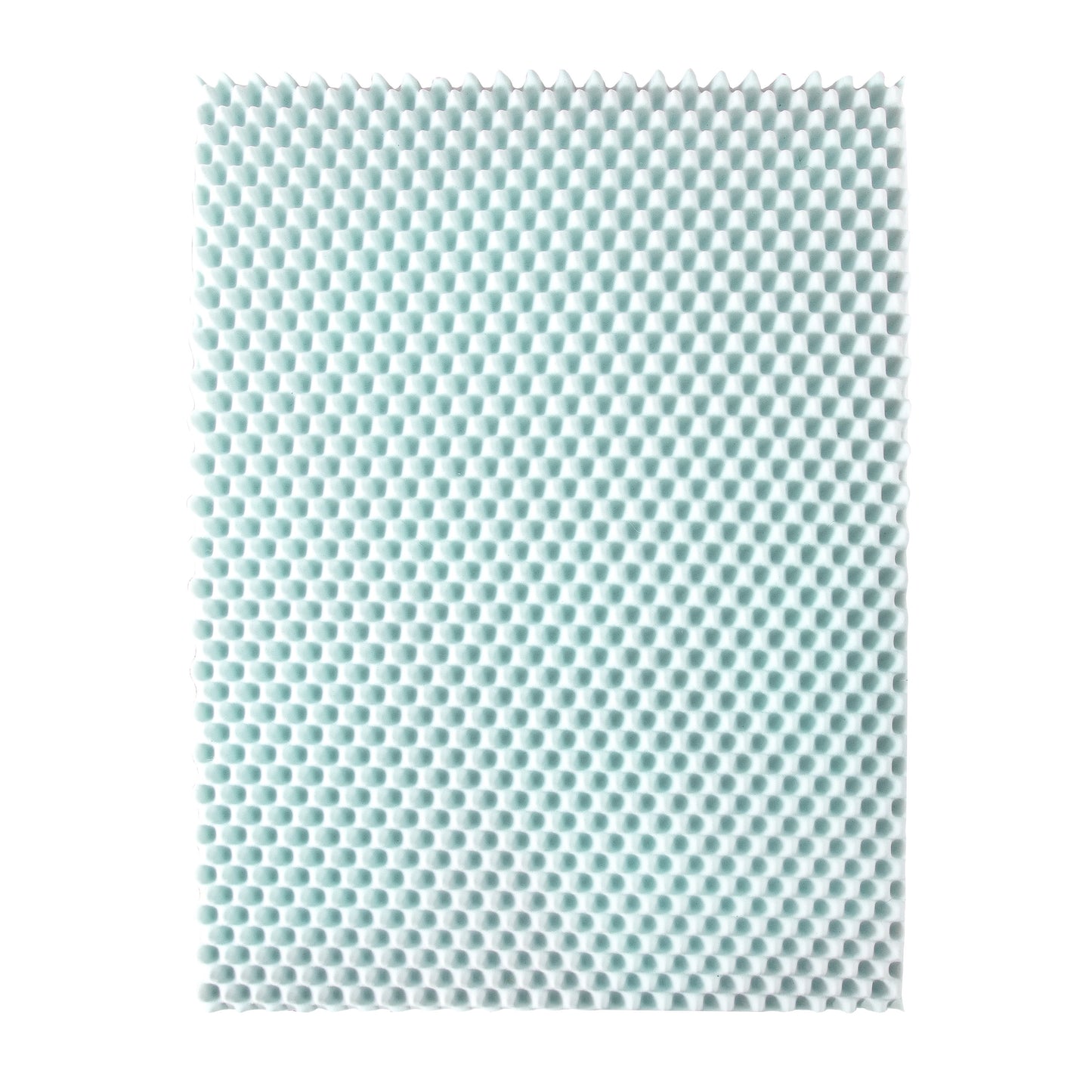 4" Cooling Gel Egg Crate Memory Foam Mattress Topper, Twin XL