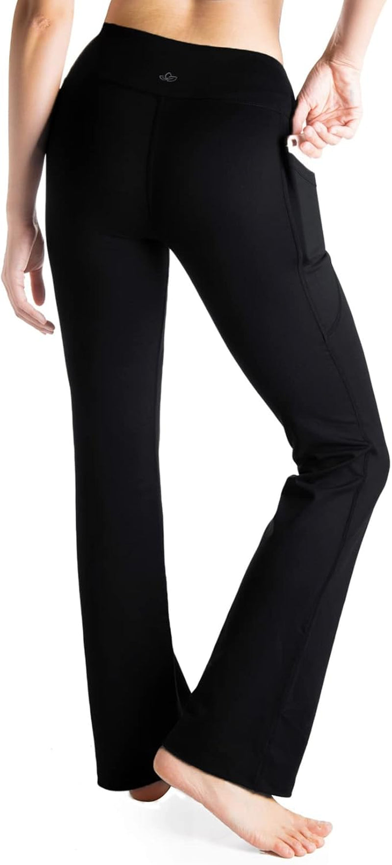 Petite/Regular/Tall Women'S Bootcut Yoga Pants with Side Pockets, Flare Leggings for Travel, Lounge & Everyday Wear