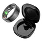-R02 Smart Ring with Charging Case for Men Women, Battery Life, 39 Days, Health Monitor, 5ATM Waterproof, Multi-Sport Mode