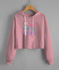 Lady'S Fleece Cropped Hoodie | Lane Seven LS12000