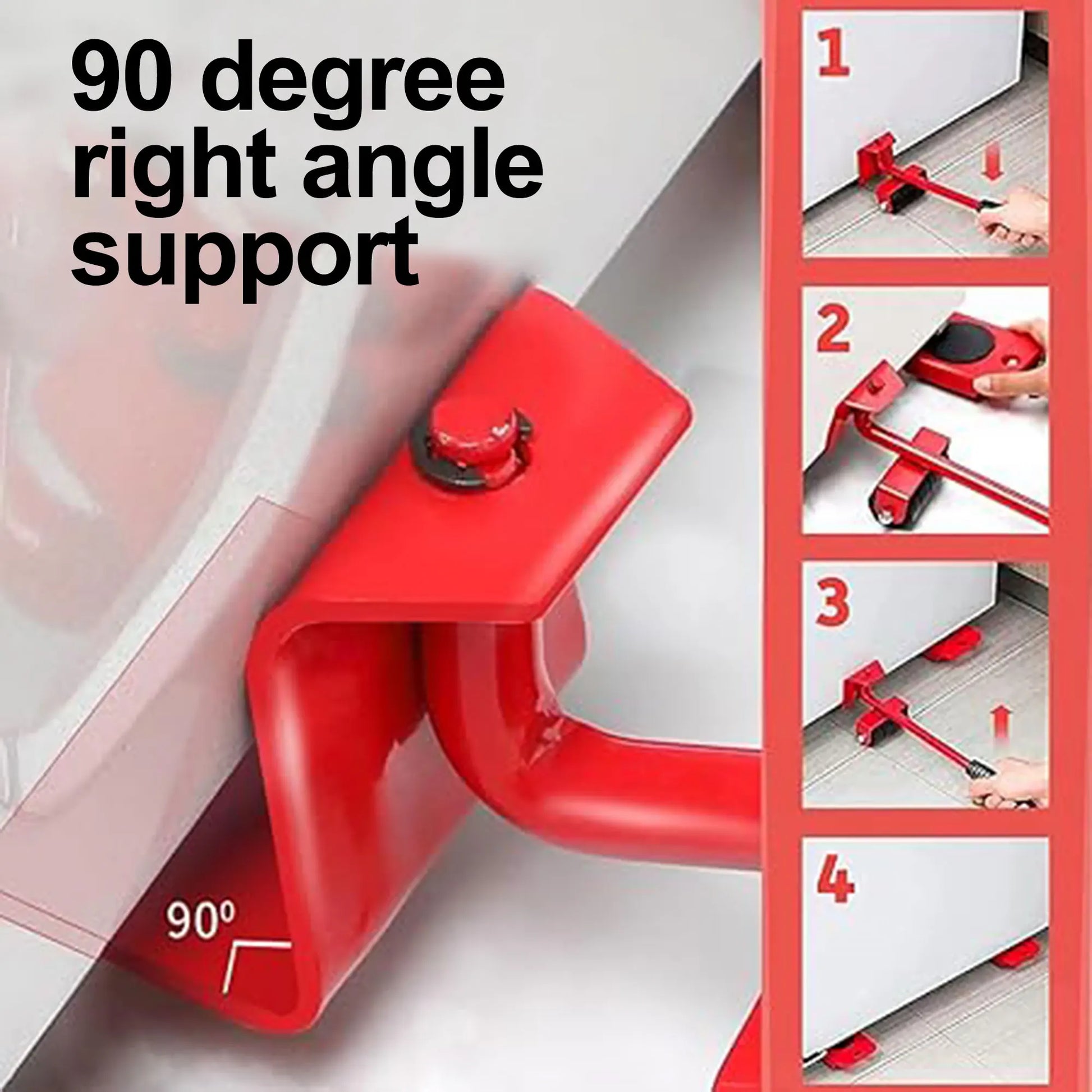 Furniture Lift Mover Tool Set Heavy Furniture Moving Sliders Appliance Rollers Heavy Duty Mover Dolly Sliders Tool Lifter