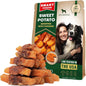 Dog Treats Sweet Potato Wrapped with Chicken 10.6 Oz & Pet Natural Chew - Grain Free Dried Snacks in Bulk - Best Twists for Training Small & Large Dogs