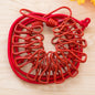1Pc Portable Clothesline with 12 Clips Polychrome Outdoor No Punching Required Travel Camp Retractable Clothes Rope Drying Rack