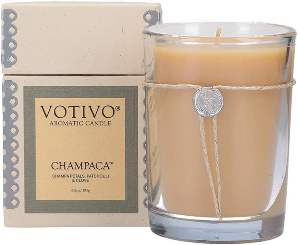 VOTIVO 6.8Oz Aromatic Candle-Champaca