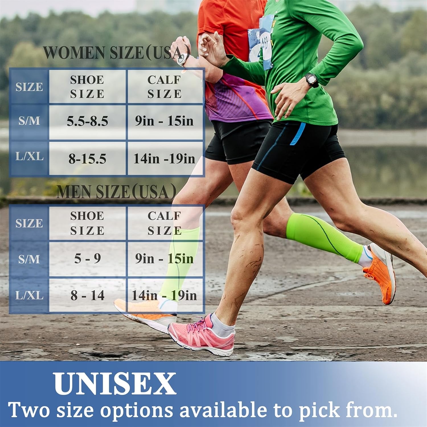Compression Socks for Women & Men Circulation (3 Pairs) 15-20 Mmhg Is Best Support for Athletic Running Cycling