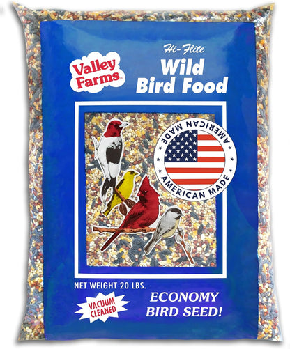 Hi-Flite Wild Bird Food - Best Seed Value for All Species of Birds for outside Bird Feeders (20 LB)