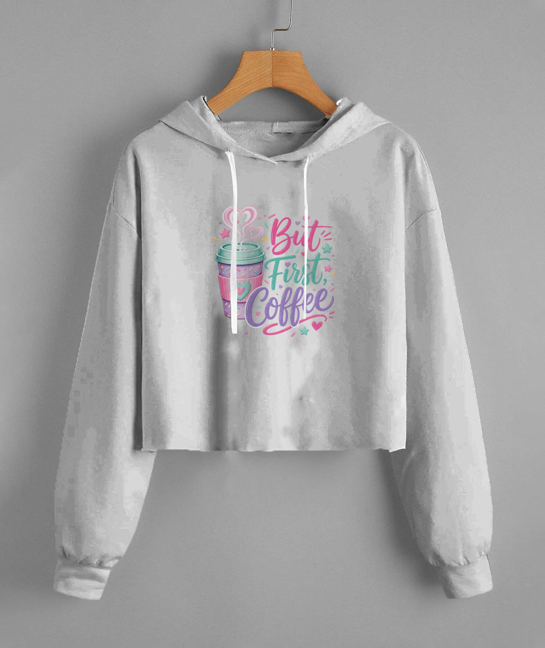 Lady'S Fleece Cropped Hoodie | Lane Seven LS12000
