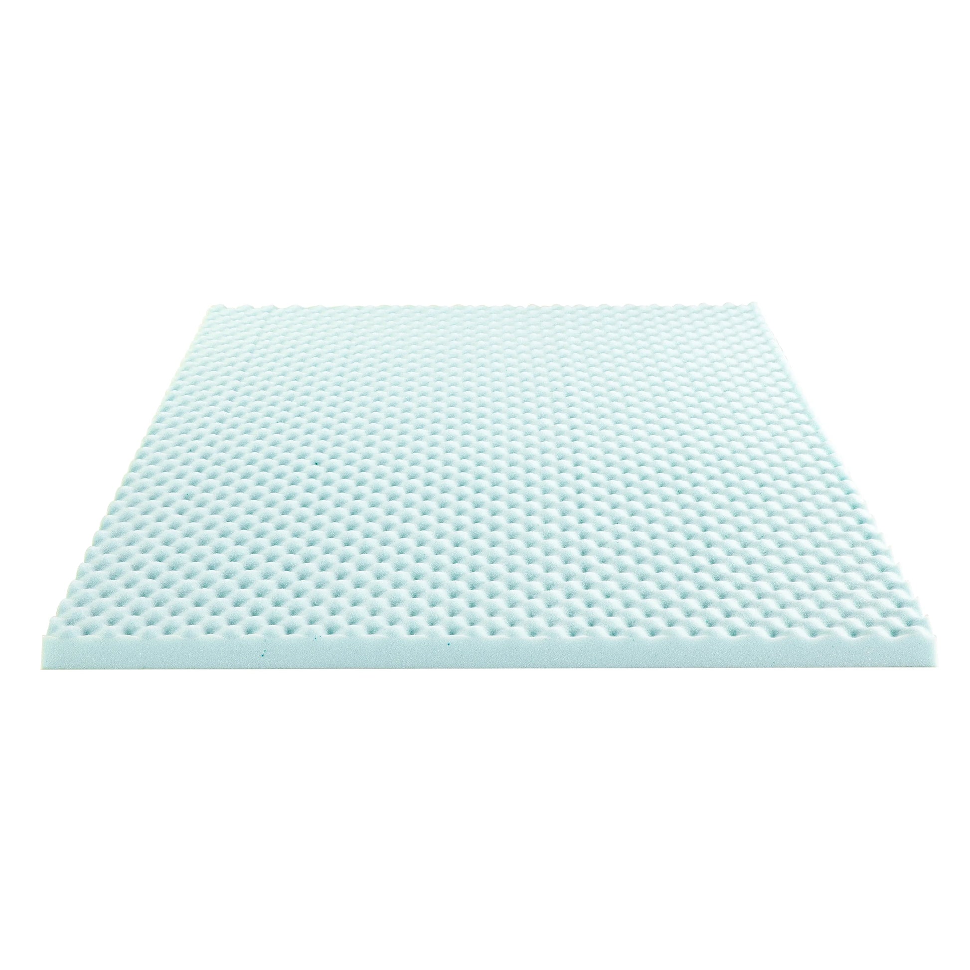 4" Cooling Gel Egg Crate Memory Foam Mattress Topper, Twin XL