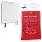Fire Blanket Fiberglass Fire Emergency Blanket Suppression Blanket Flame Retardant Blanket Emergency Survival Safety Cover