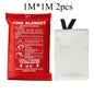 Fire Blanket Fiberglass Fire Emergency Blanket Suppression Blanket Flame Retardant Blanket Emergency Survival Safety Cover