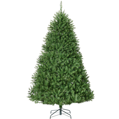 7.5Ft Hinged Douglas Full Fir Artificial Christmas Tree Holiday Decoration W/ Foldable Metal Stand