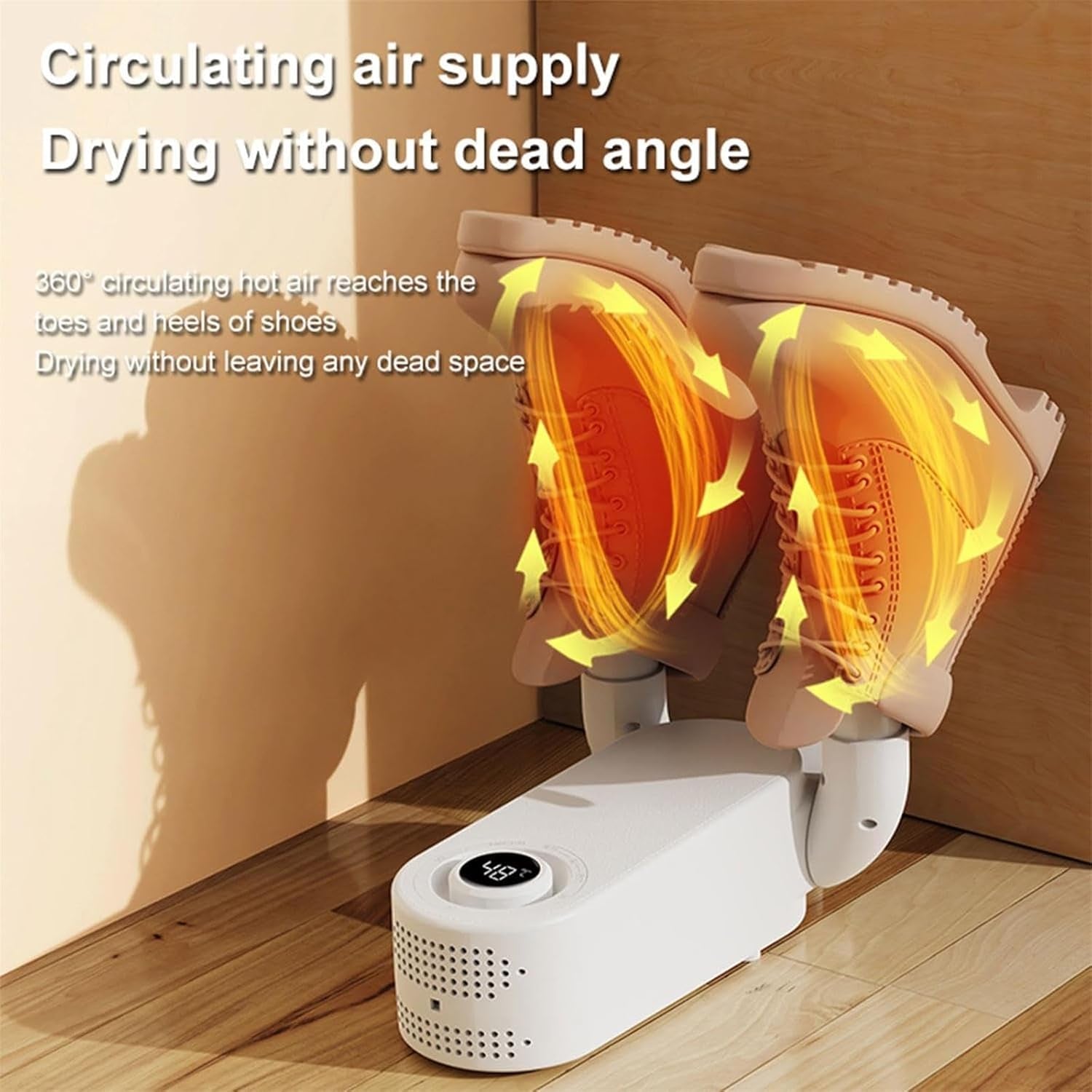 Boot Dryer Shoe Dryer Glove Dryer Boot Warmer, Foldable and Lightweight Suitable for Home, Work, Travel, and Dormitory, Quick Drying for Shoes, Gloves, Hats, Socks, Ski Boots
