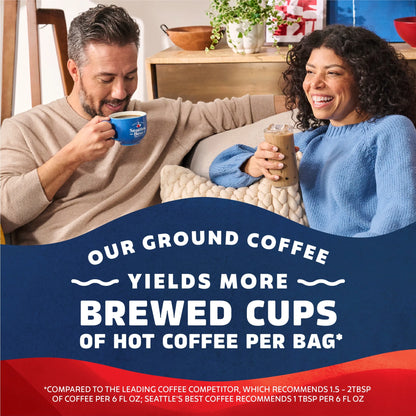 Henry'S Blend, Dark Roast Ground Coffee for Cold Brew or Hot Coffee 12 Oz