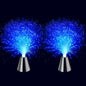 Sensory Fiber Optic Lamp - Fiber Optic Lights with Cone Base ，LED Color Changing Calming Mood Night Light (2 Pack)
