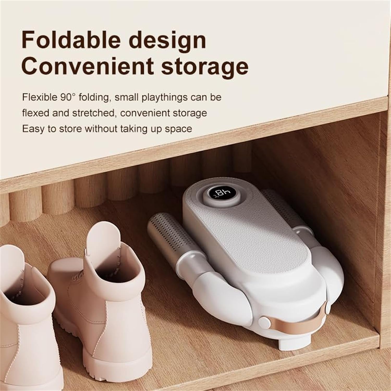 Boot Dryer Shoe Dryer Glove Dryer Boot Warmer, Foldable and Lightweight Suitable for Home, Work, Travel, and Dormitory, Quick Drying for Shoes, Gloves, Hats, Socks, Ski Boots
