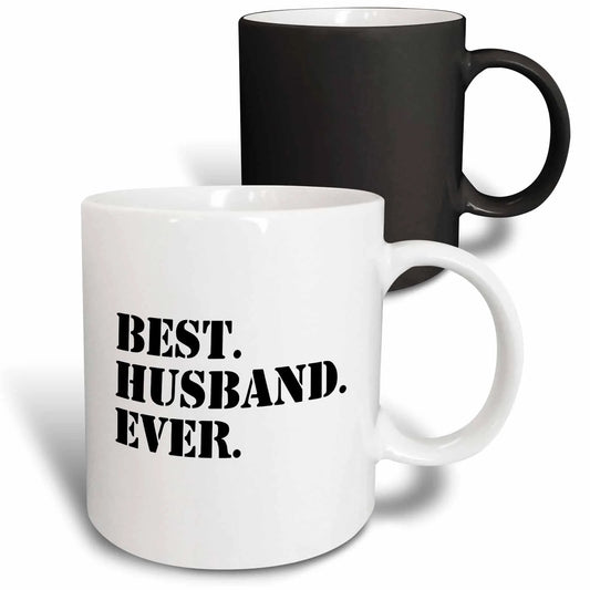 , Best Husband Ever - Romantic Love Gift for Him, Anniversary, Valentines Day, 11Oz Magic Transforming Mug