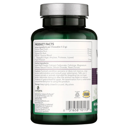 Cat Hairball Relief Digestive Aid - 60 Chewable Tablets