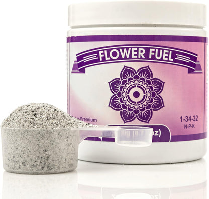 Bloom Booster and Yield Enhancer for Plants - Big, Heavy, Healthy Harvests, for Use in Soil and Hydroponics - Concentrated Phosphorus and Potassium - Flower Fuel 1-34-32, 250G