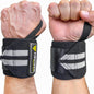 Wrist Wraps for Weightlifting | 18 Inch Professional Grade Lifting Wrist Wraps | Best for Powerlifting Competition, Strength Training, Bodybuilding (Black, 18 Inch)