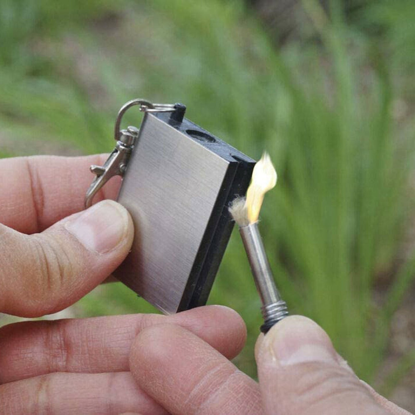 6Xlighter Flint Magnesium Emergency Fire Starter Camp Survival Refill Waterproof