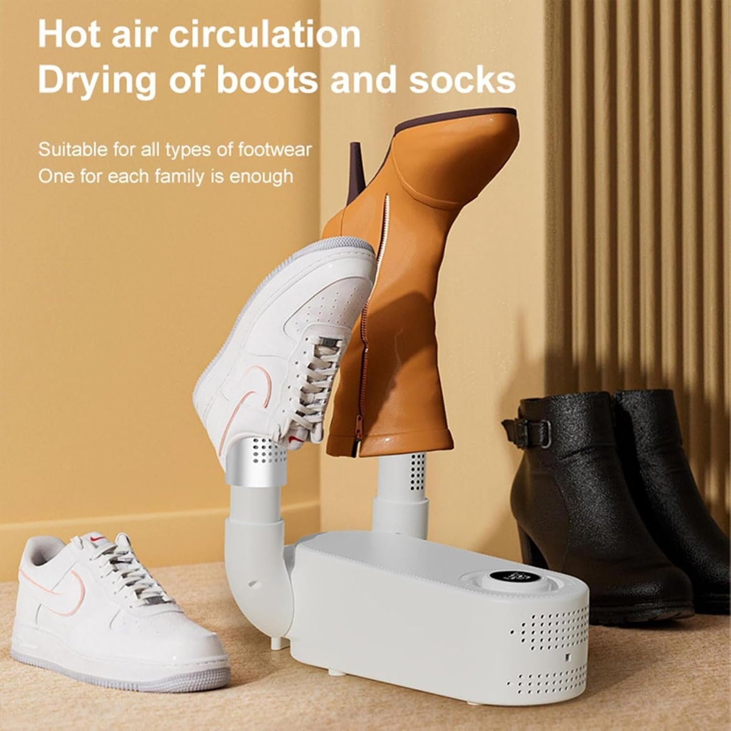 Boot Dryer Shoe Dryer Glove Dryer Boot Warmer, Foldable and Lightweight Suitable for Home, Work, Travel, and Dormitory, Quick Drying for Shoes, Gloves, Hats, Socks, Ski Boots