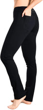 Women'S Petite/Regular/Tall Straight Leg Yoga Pants, Slim Fit Stretch Pants for Everyday, Travel & Casual Wear