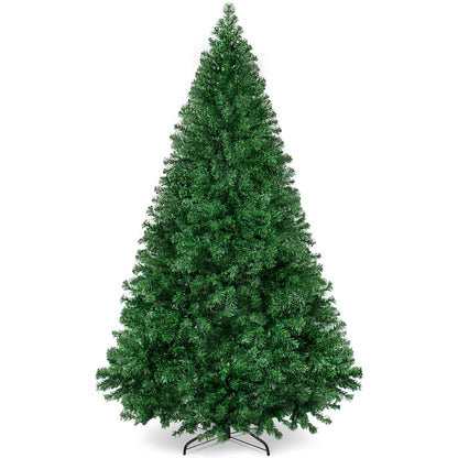 Artificial Christmas Tree, 4.5Ft Premium Unlit Pine Design, Dense Branches W/Easy Assembly - Green